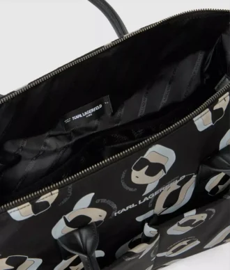 Bolso cambiador con estampado integral Baby Ikon