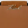 Bolso con asa superior de ante K/Signature Bolso con asa superior de ante K/Signature