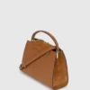 Bolso con asa superior de ante K/Signature Bolso con asa superior de ante K/Signature