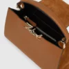 Bolso con asa superior de ante K/Signature Bolso con asa superior de ante K/Signature