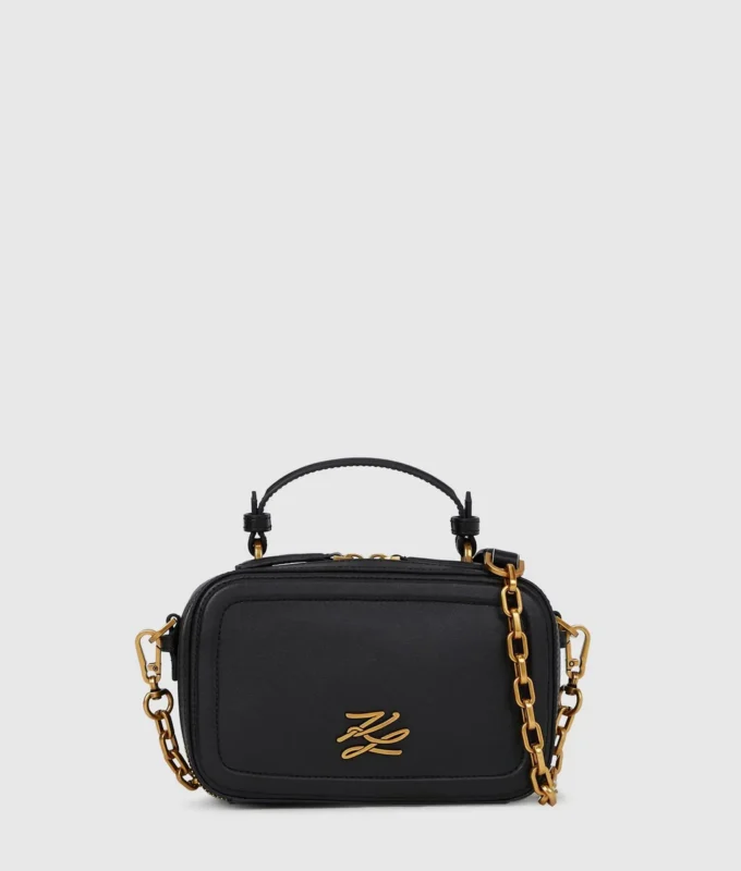 Bolso con asa superior y cadena K/Autograph Bolso con asa superior y cadena K/Autograph