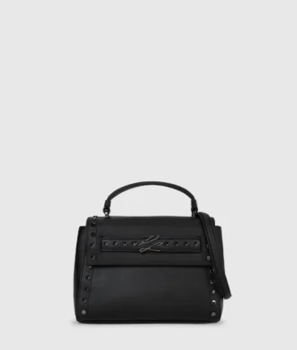 Bolso con asa superior y tachuelas K/Autograph