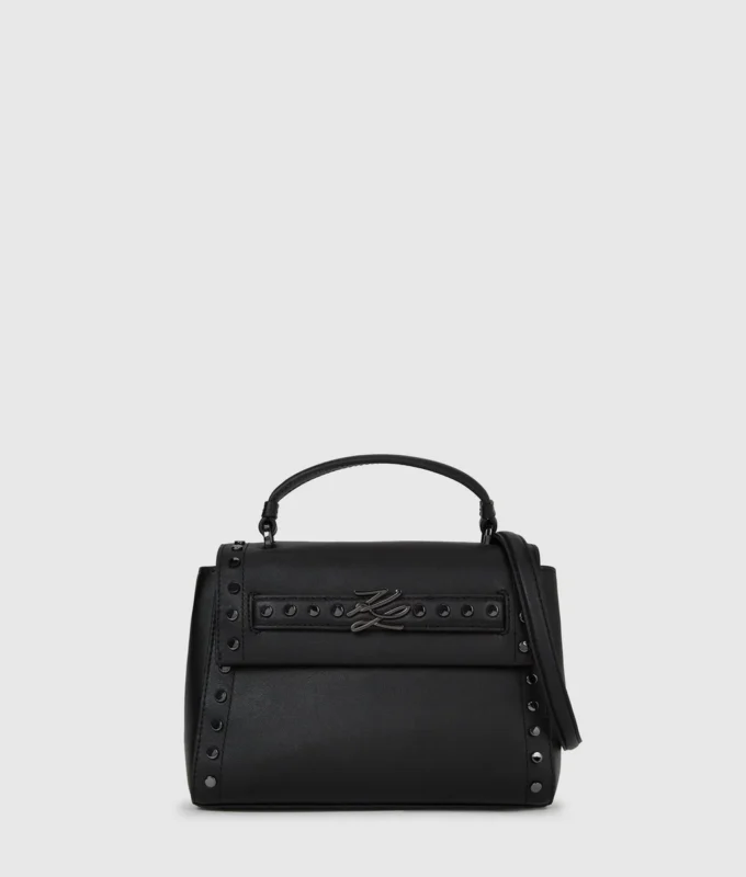 Bolso con asa superior y tachuelas K/Autograph Bolso con asa superior y tachuelas K/Autograph