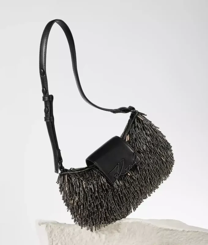 Bolso con cuentas K/Signature