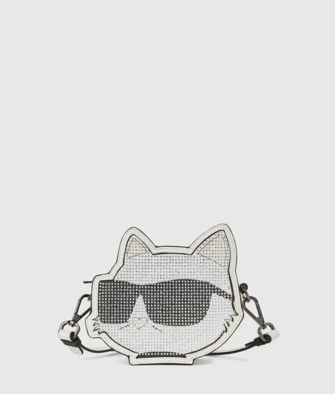 Bolso con pedrería Choupette para niña Bolso con pedrería Choupette para niña