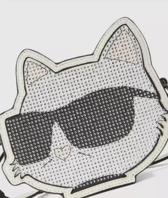Bolso con pedrería Choupette para niña