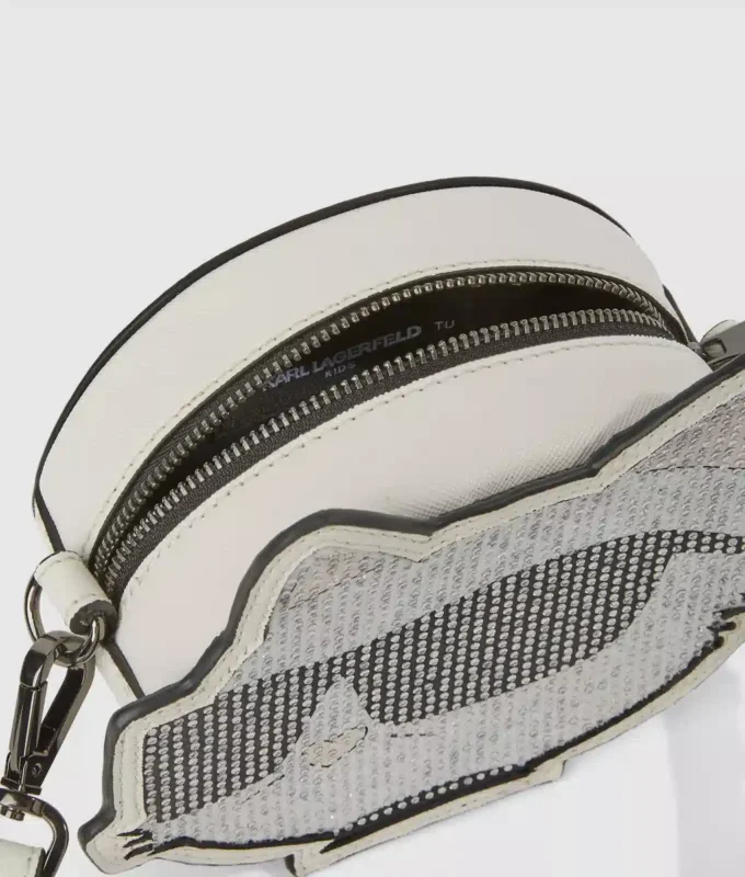 Bolso con pedrería Choupette para niña Bolso con pedrería Choupette para niña