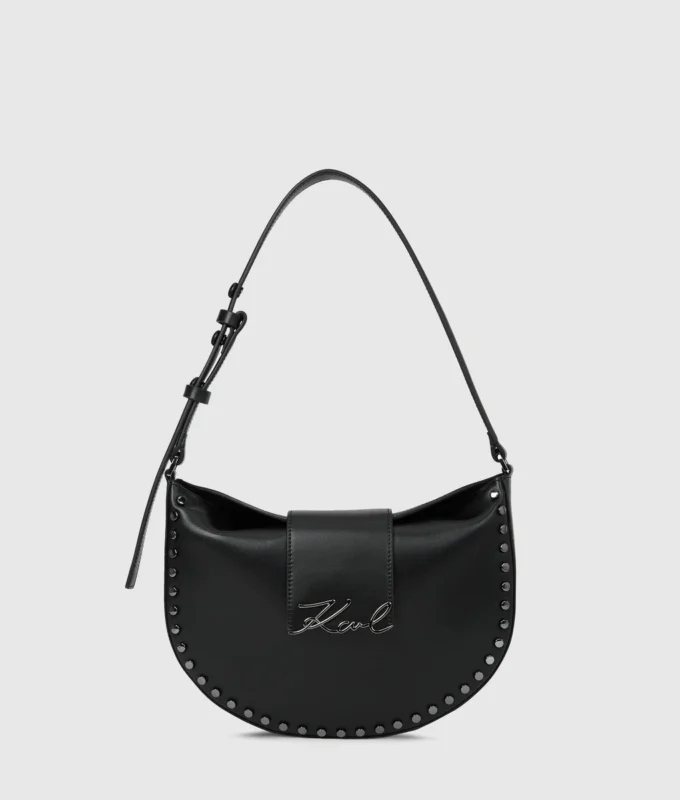 Bolso con tachuelas K/Signature Bolso con tachuelas K/Signature