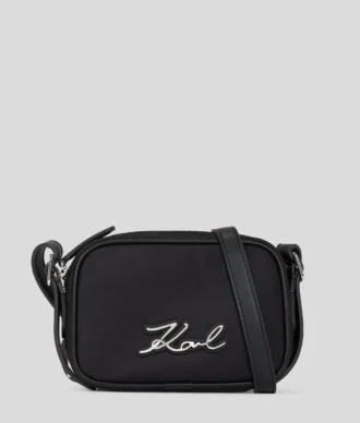 BOLSO CRUZADO DE NYLON K/SIGNATURE