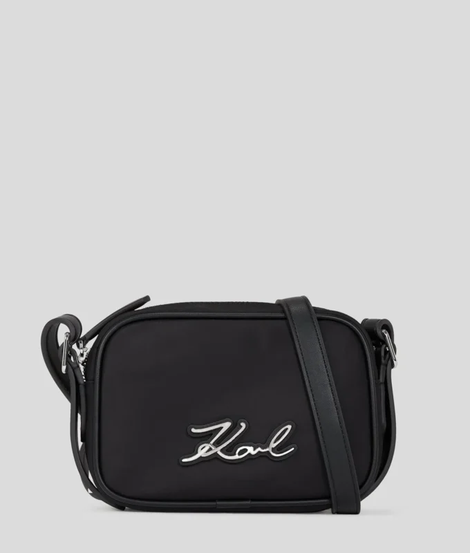 BOLSO CRUZADO DE NYLON K/SIGNATURE BOLSO CRUZADO DE NYLON K/SIGNATURE