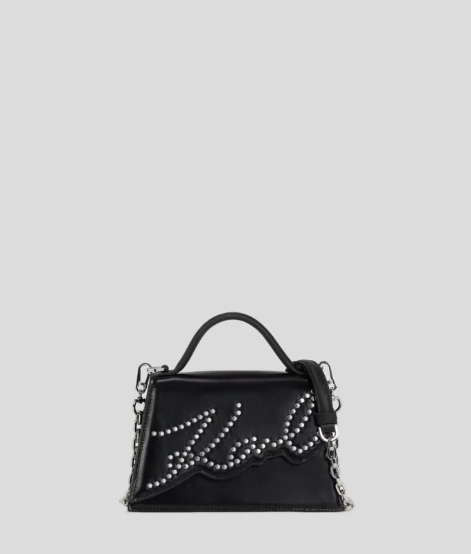 BOLSO CRUZADO PEQUEÑO CON TACHUELAS K/SIGNATURE