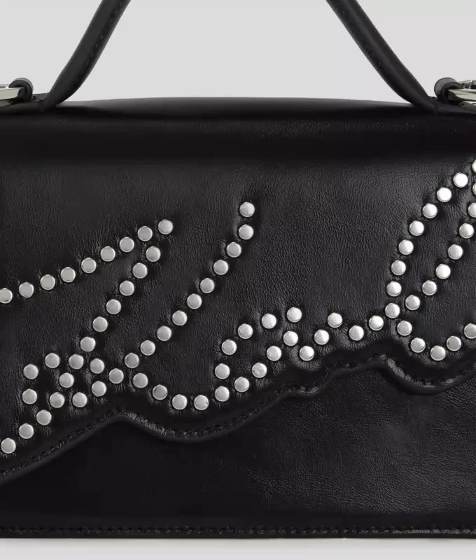 BOLSO CRUZADO PEQUEÑO CON TACHUELAS K/SIGNATURE