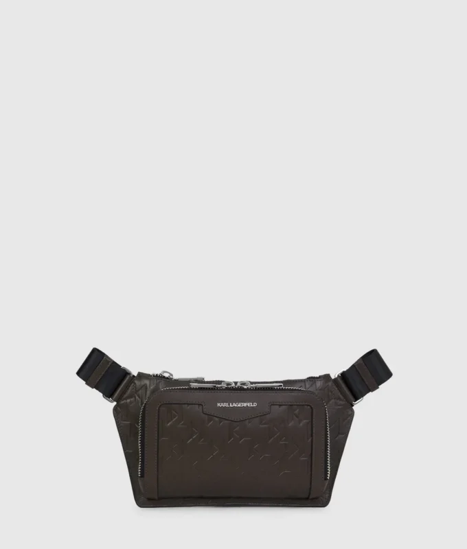 BOLSO DE CINTURA DE CUERO K/LOOM BOLSO DE CINTURA DE CUERO K/LOOM