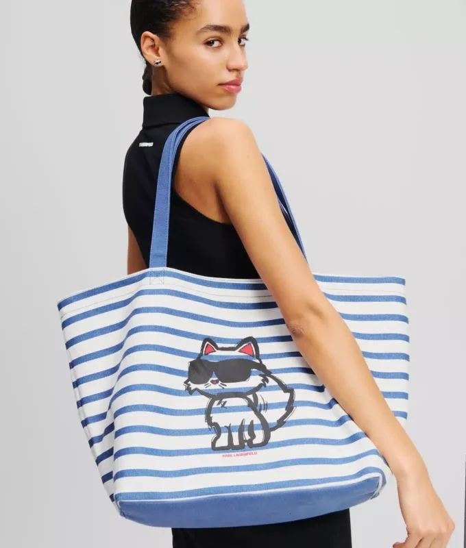 BOLSO DE COMPRAS A RAYAS IKON CHOUPETTE BOLSO DE COMPRAS A RAYAS IKON CHOUPETTE