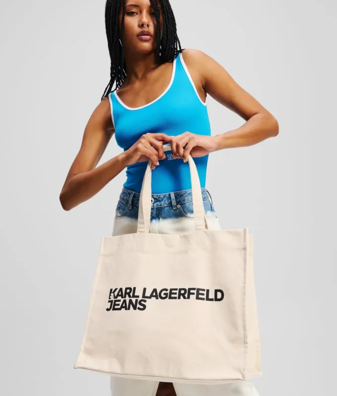 BOLSO DE COMPRAS DE LONA CON LOGOTIPO BOLSO DE COMPRAS DE LONA CON LOGOTIPO