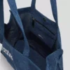 BOLSO DE COMPRAS DENIM CON LOGOTIPO BOLSO DE COMPRAS DENIM CON LOGOTIPO