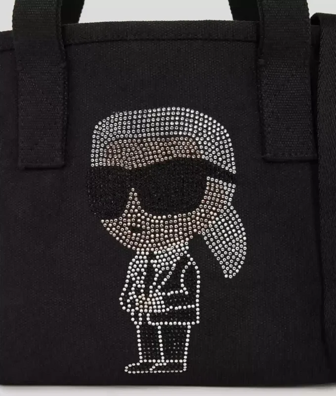 BOLSO DE COMPRAS PEQUEÑO IKON CON ESTRASS BOLSO DE COMPRAS PEQUEÑO IKON CON ESTRASS