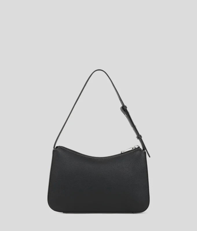 BOLSO DE HOMBRO CON LOGOTIPO METÁLICO BOLSO DE HOMBRO CON LOGOTIPO METÁLICO