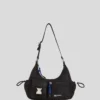 BOLSO DE HOMBRO DE DENIM RECUBIERTO UTILITARIO BOLSO DE HOMBRO DE DENIM RECUBIERTO UTILITARIO