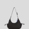 BOLSO DE HOMBRO DE DENIM RECUBIERTO UTILITARIO BOLSO DE HOMBRO DE DENIM RECUBIERTO UTILITARIO