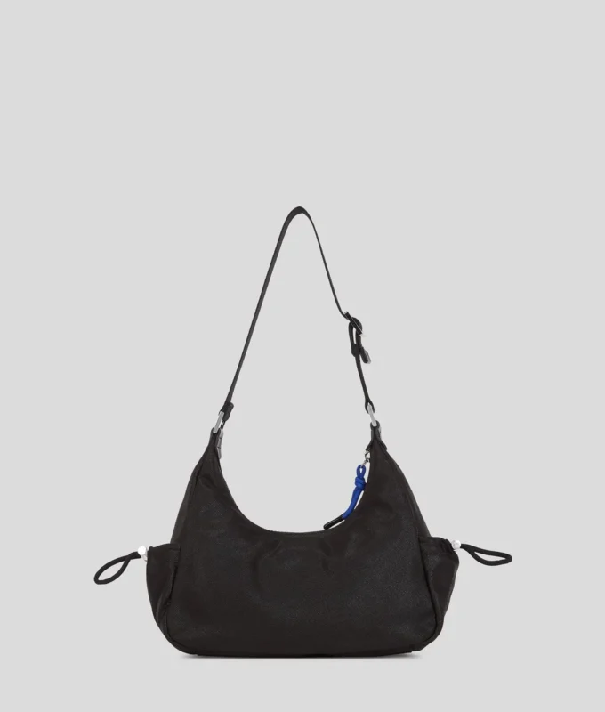 BOLSO DE HOMBRO DE DENIM RECUBIERTO UTILITARIO BOLSO DE HOMBRO DE DENIM RECUBIERTO UTILITARIO
