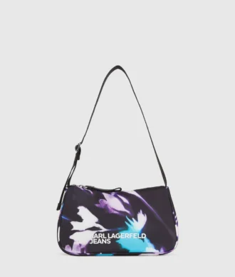 BOLSO DE HOMBRO DE NYLON FLORAL