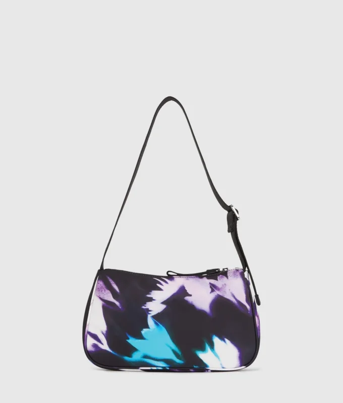BOLSO DE HOMBRO DE NYLON FLORAL BOLSO DE HOMBRO DE NYLON FLORAL