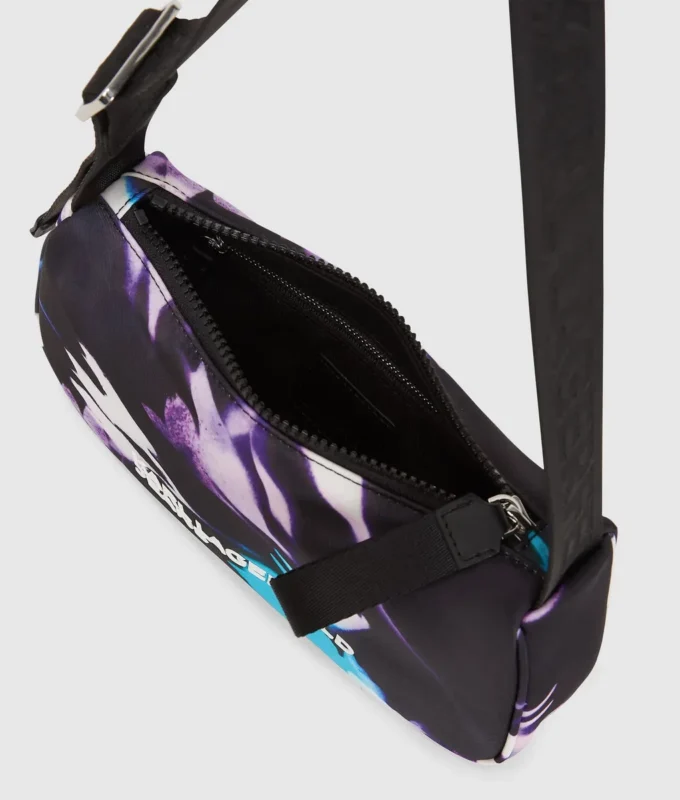BOLSO DE HOMBRO DE NYLON FLORAL BOLSO DE HOMBRO DE NYLON FLORAL