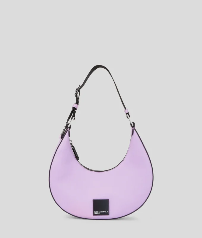 BOLSO DE HOMBRO MEDIA LUNA KLJ BOX LOGO