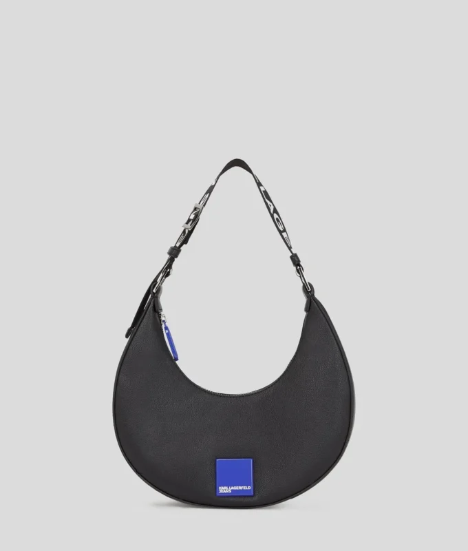 BOLSO DE HOMBRO MEDIA LUNA KLJ BOX LOGO