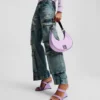 BOLSO DE HOMBRO MEDIA LUNA KLJ BOX LOGO