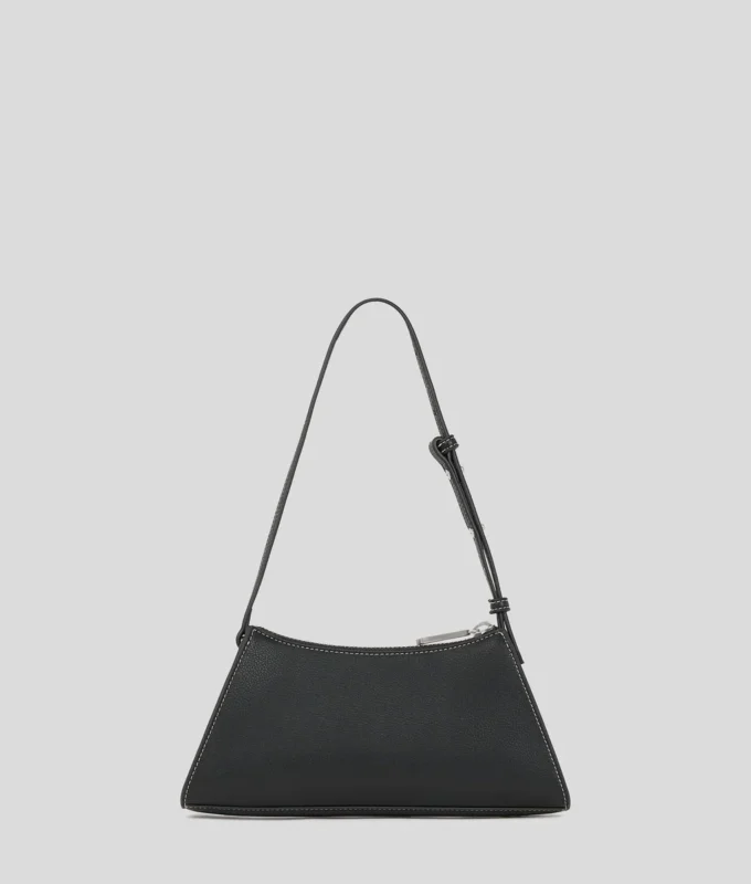 BOLSO DE HOMBRO PEQUEÑO CON LOGOTIPO METÁLICO BOLSO DE HOMBRO PEQUEÑO CON LOGOTIPO METÁLICO