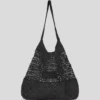 BOLSO DE PLAYA DE CROCHÉ CON LOGOTIPO BOLSO DE PLAYA DE CROCHÉ CON LOGOTIPO