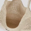 BOLSO DE PLAYA DE CROCHÉ CON LOGOTIPO BOLSO DE PLAYA DE CROCHÉ CON LOGOTIPO