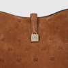 Bolso hobo de ante con candado K/Autograph Bolso hobo de ante con candado K/Autograph