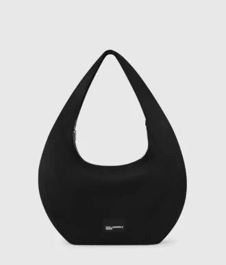 Bolso hobo de nailon brillante