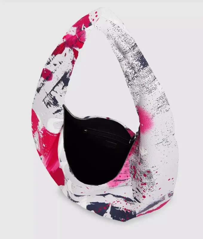 Bolso hobo grande con estampado de pintores Bolso hobo grande con estampado de pintores