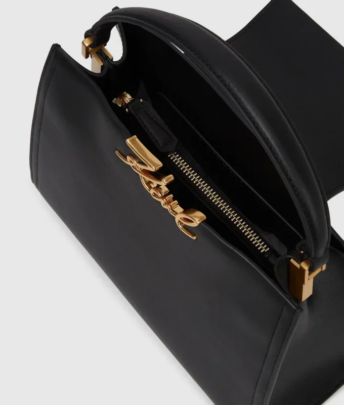 Bolso mediano con asa superior K/Signature Bolso mediano con asa superior K/Signature