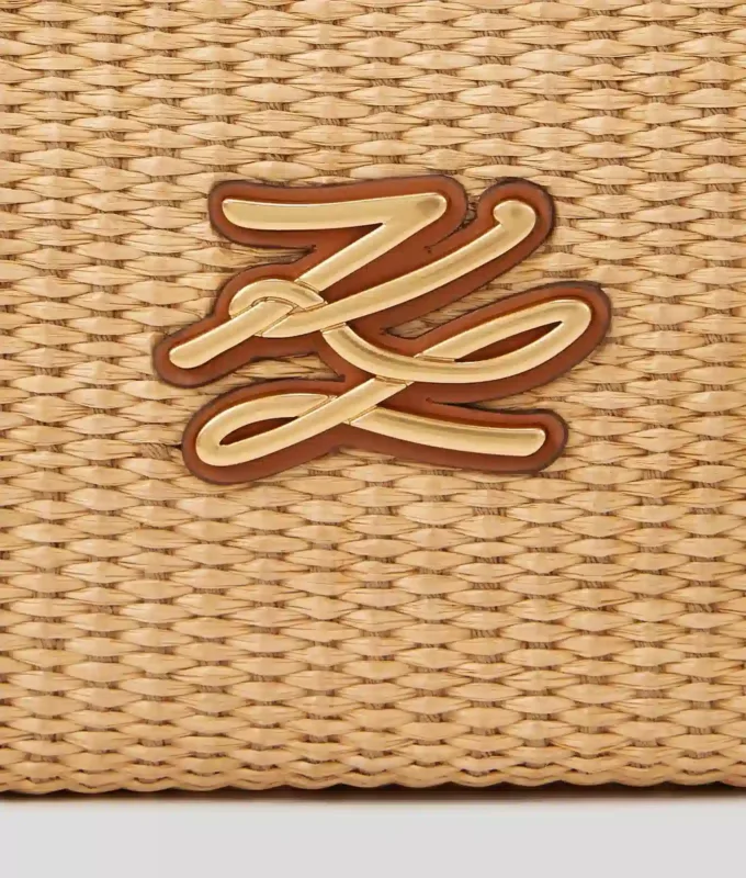 Bolso mediano tipo cubo tejido K/Autograph Bolso mediano tipo cubo tejido K/Autograph