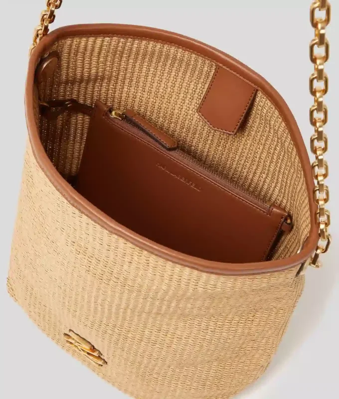Bolso mediano tipo cubo tejido K/Autograph Bolso mediano tipo cubo tejido K/Autograph