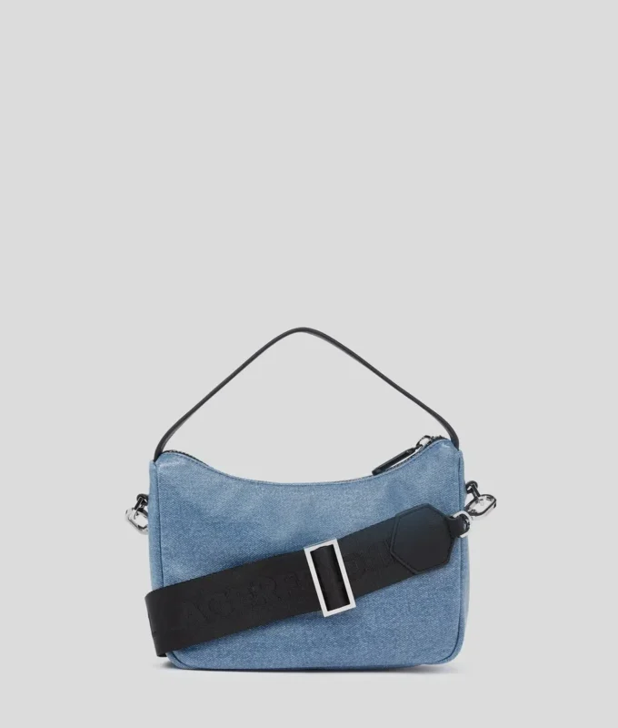 BOLSO MINI HOBO RECUBIERTO CON LOGOTIPO KLJ BOX BOLSO MINI HOBO RECUBIERTO CON LOGOTIPO KLJ BOX