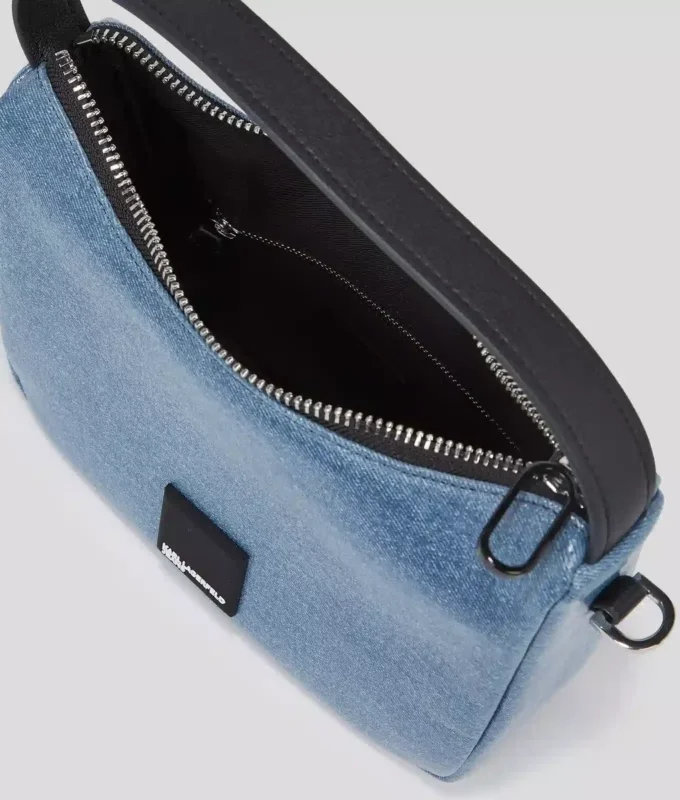 BOLSO MINI HOBO RECUBIERTO CON LOGOTIPO KLJ BOX BOLSO MINI HOBO RECUBIERTO CON LOGOTIPO KLJ BOX