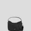 BOLSO MINI HOBO SUAVE CON LOGOTIPO KLJ BOX