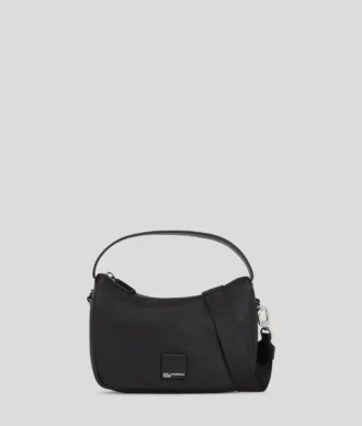 BOLSO MINI HOBO SUAVE CON LOGOTIPO KLJ BOX