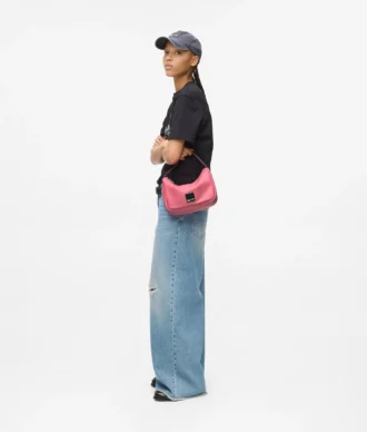 BOLSO MINI HOBO SUAVE CON LOGOTIPO KLJ BOX