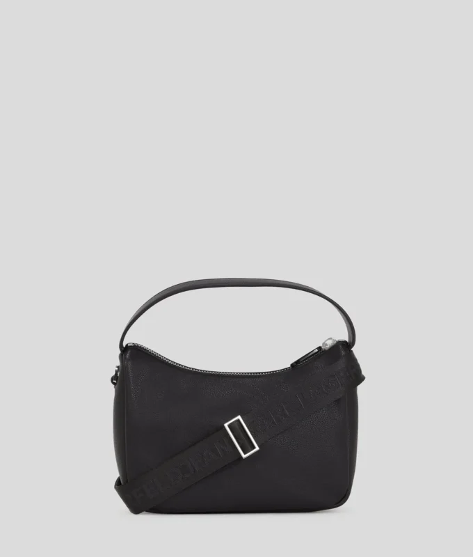 BOLSO MINI HOBO SUAVE CON LOGOTIPO KLJ BOX