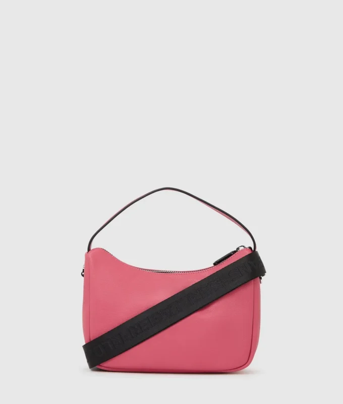 BOLSO MINI HOBO SUAVE CON LOGOTIPO KLJ BOX
