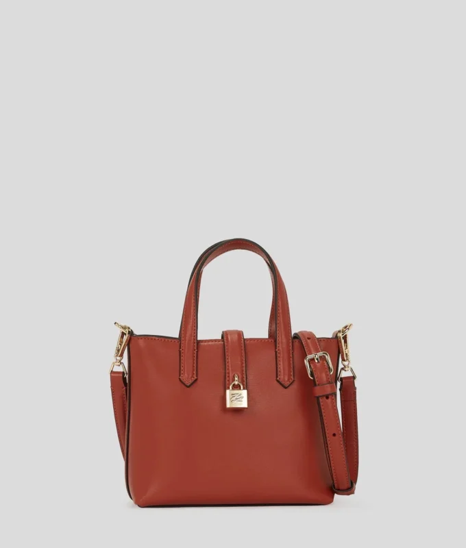 BOLSO MINI TOTE CON CANDADO K/AUTOGRAPH BOLSO MINI TOTE CON CANDADO K/AUTOGRAPH