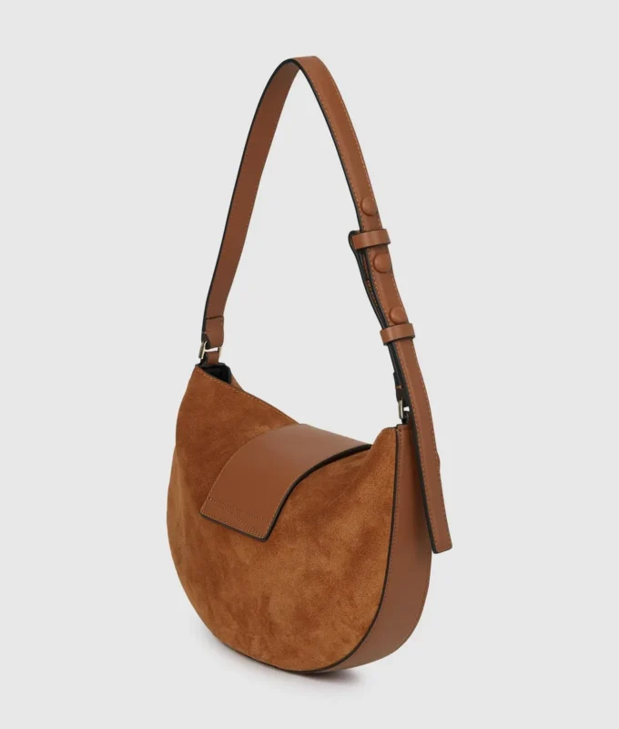 Bolso Moon de ante K/Signature Bolso Moon de ante K/Signature