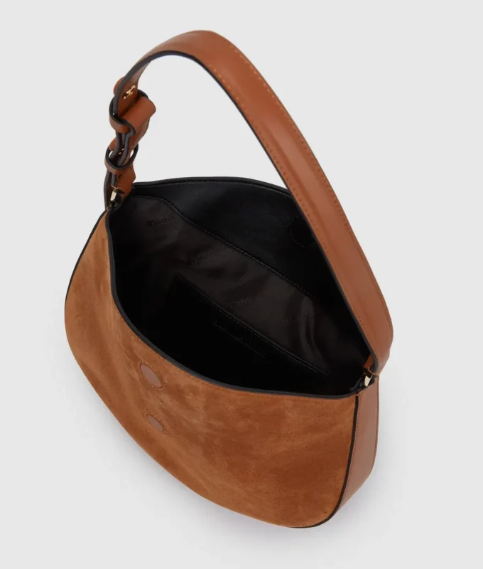 Bolso Moon de ante K/Signature Bolso Moon de ante K/Signature